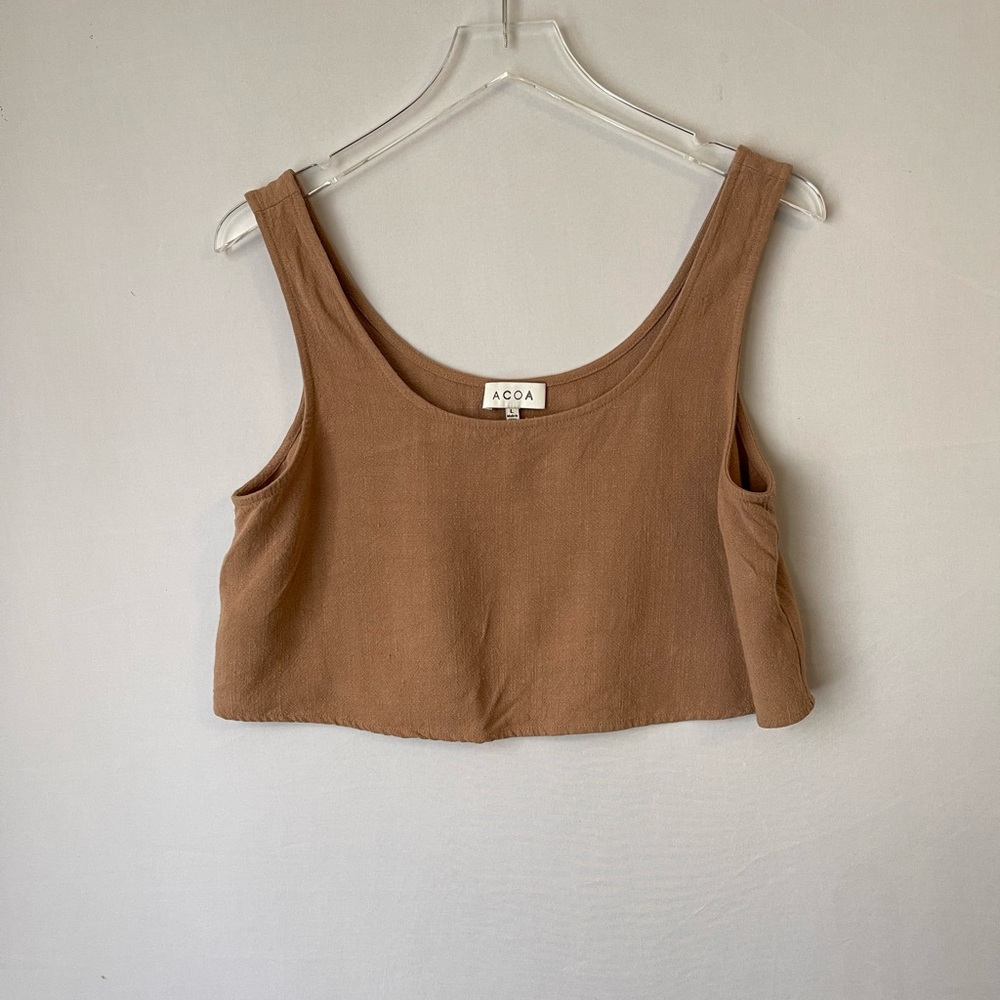 ACOA Cropped Swing Tank TopL